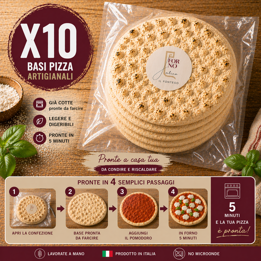 Box Scorta – 10 basi pizza
