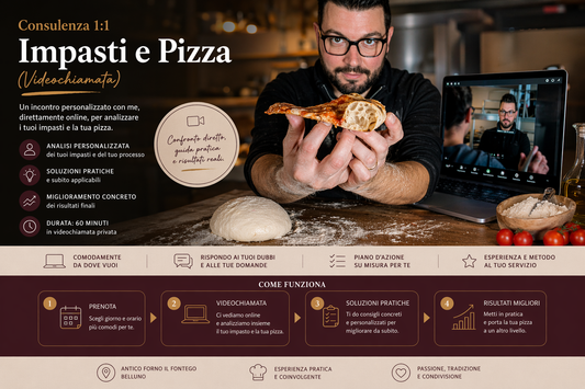 Consulenza Impasti Pizza 1:1 – Correggi Subito il Tuo Impasto