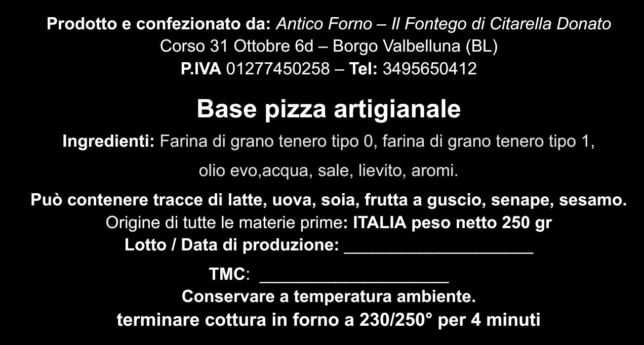 Box Base – 2 basi pizza